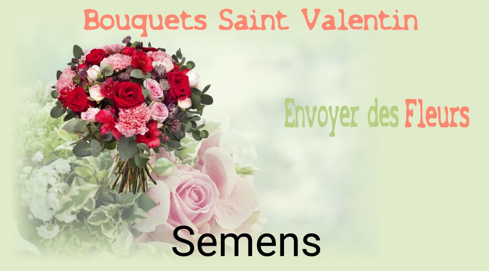 Roses de Saint-Valentin livrées à Semens